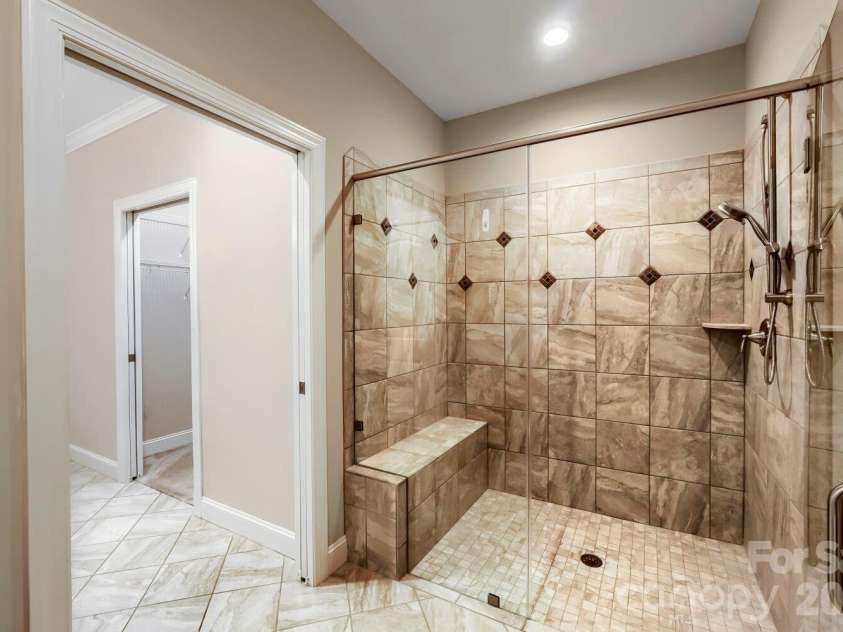 8655 Sonata Court, Denver, NC 28037.  MLS# CAR4363136, YatesRealty ID 18361. Zero Entry Shower