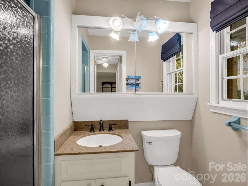 1867 Fruitland Road, Hendersonville, NC 28792.  MLS# CAR4322794, YatesRealty ID 18363. Primary bath