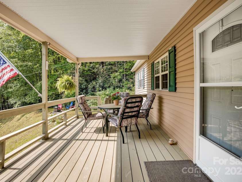 2763 Crabtree Road, Spruce Pine, NC 28777.  MLS# CAR4264759, YatesRealty ID 18367. Front porch