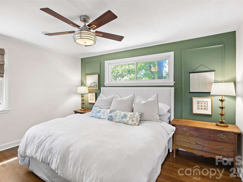 832 Stanfield Drive, Charlotte, NC 28210.  MLS# CAR4369316, YatesRealty ID 18372. Primary bedroom
