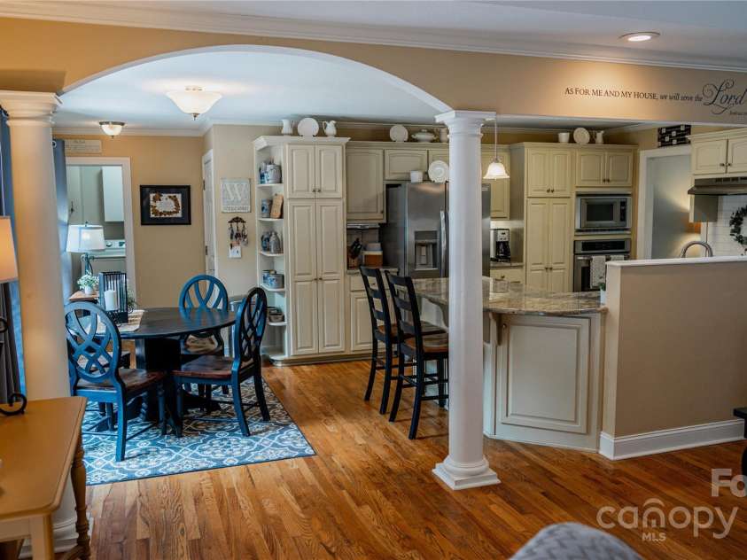 3273 16th Street, Hickory, NC 28601.  MLS# CAR4265590, YatesRealty ID 18373. Kitchen from LR
