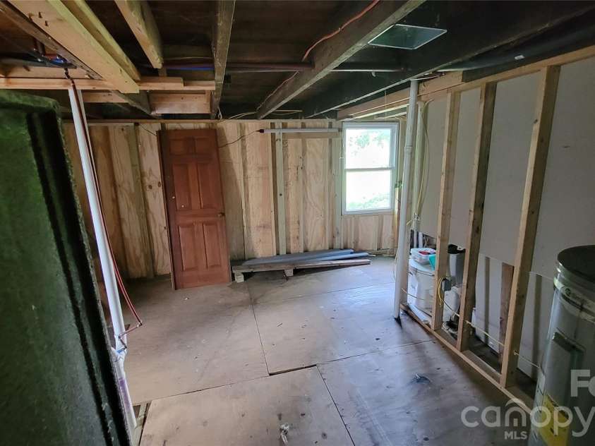 160 Cleveland Road, Tryon, NC 28782.  MLS# CAR4274322, YatesRealty ID 1838. Basement