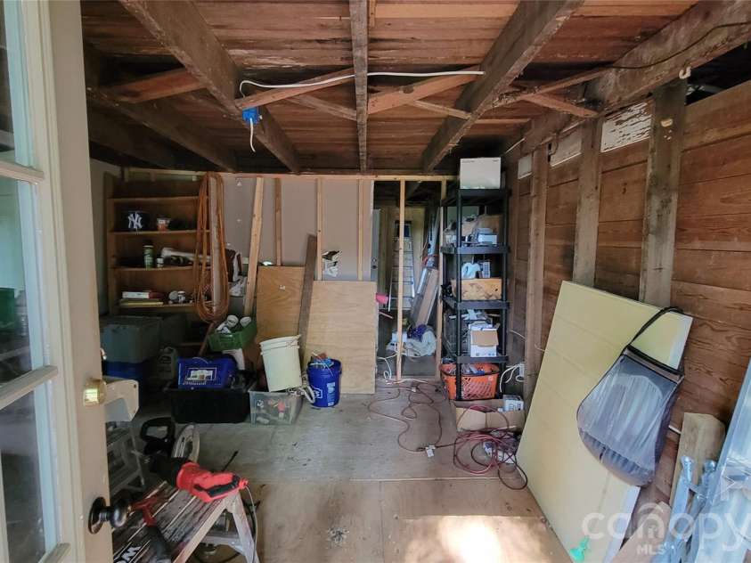 160 Cleveland Road, Tryon, NC 28782.  MLS# CAR4274322, YatesRealty ID 1838. Basement