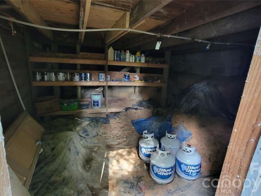 160 Cleveland Road, Tryon, NC 28782.  MLS# CAR4274322, YatesRealty ID 1838. Crawlspace