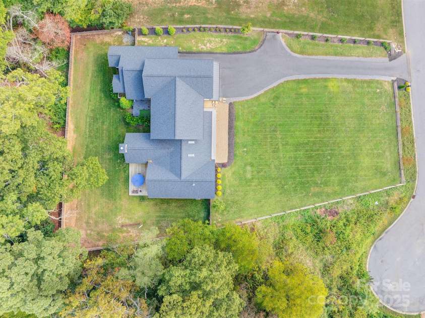 45 Erin Glen Court, Fairview, NC 28730.  MLS# CAR4239316, YatesRealty ID 18382. Overhead shot of property