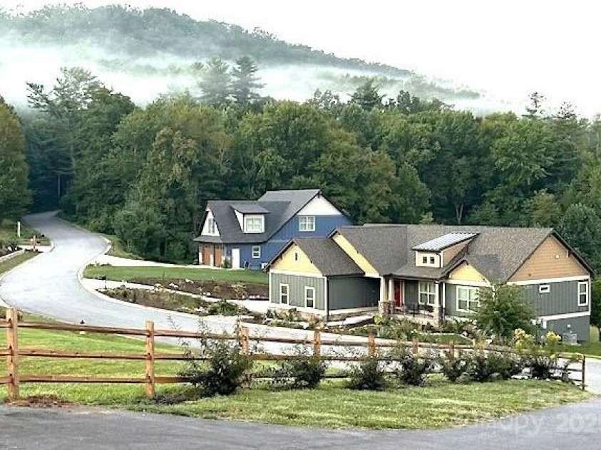 45 Erin Glen Court, Fairview, NC 28730.  MLS# CAR4239316, YatesRealty ID 18382. View from top of driveway