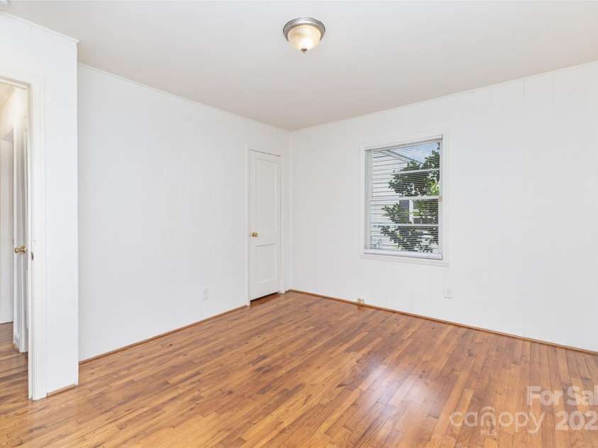 2819 Georgia Avenue, Charlotte, NC 28205.  MLS# CAR4266424, YatesRealty ID 18393. Primary bedroom.