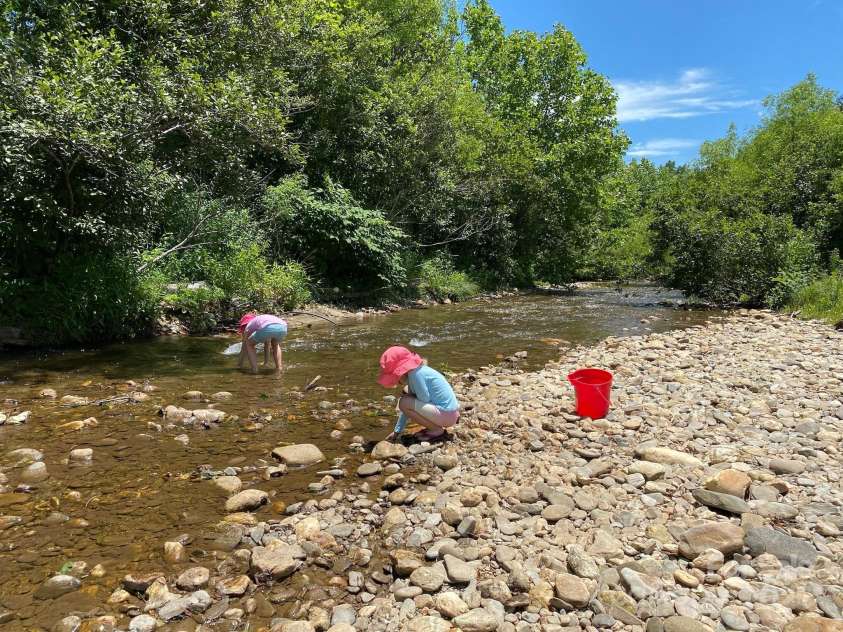 721 Kuenzel Eller Drive, Millers Creek, NC 28651.  MLS# CAR4179124, YatesRealty ID 184. River Rock Beach along the River