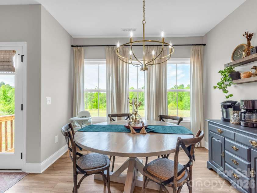 288 Maypole Court, Forest City, NC 28043.  MLS# CAR4308136, YatesRealty ID 18401. Breakfast Area
