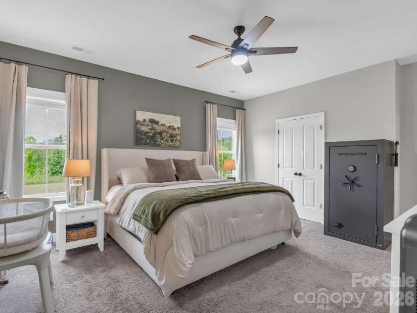 288 Maypole Court, Forest City, NC 28043.  MLS# CAR4308136, YatesRealty ID 18401. Primary Bedroom