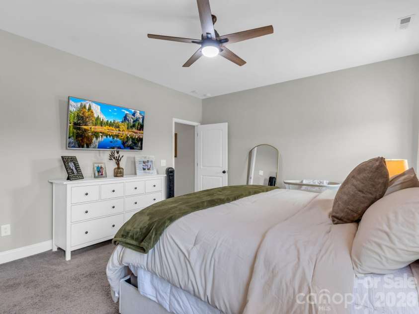 288 Maypole Court, Forest City, NC 28043.  MLS# CAR4308136, YatesRealty ID 18401. Primary Bedroom