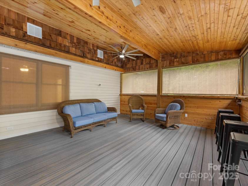 5322 Bridgeview Drive, Iron Station, NC 28080.  MLS# CAR4268245, YatesRealty ID 18401. Screen Porch