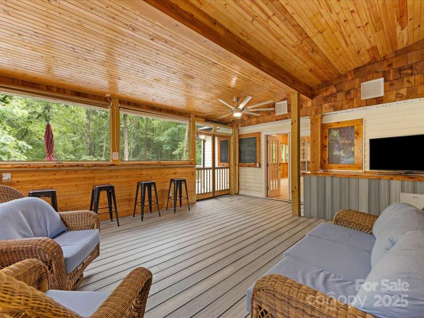 5322 Bridgeview Drive, Iron Station, NC 28080.  MLS# CAR4268245, YatesRealty ID 18401. Screen Porch