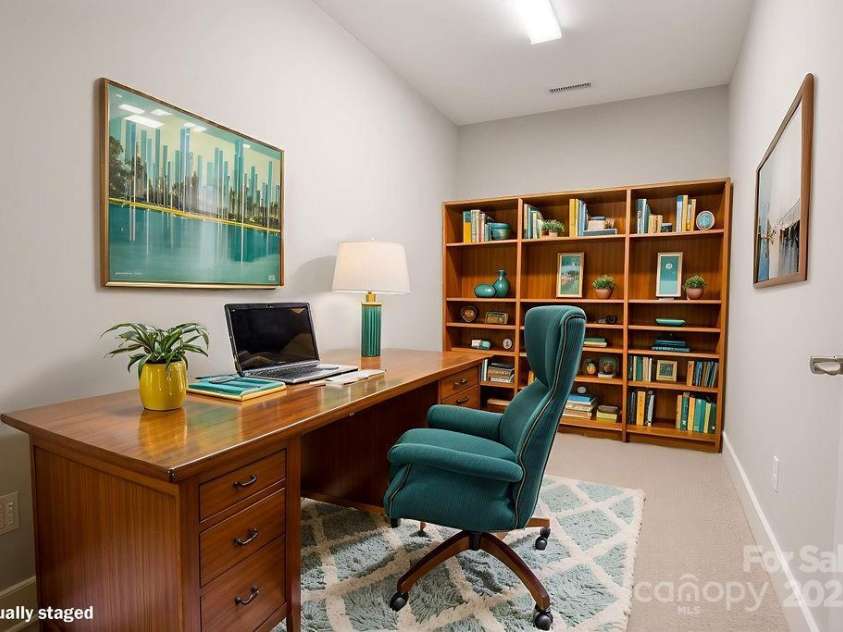 21 Craftsman Overlook Ridge, Arden, NC 28704.  MLS# CAR4007643, YatesRealty ID 18407. Lower level additional Hobby room or home office space.