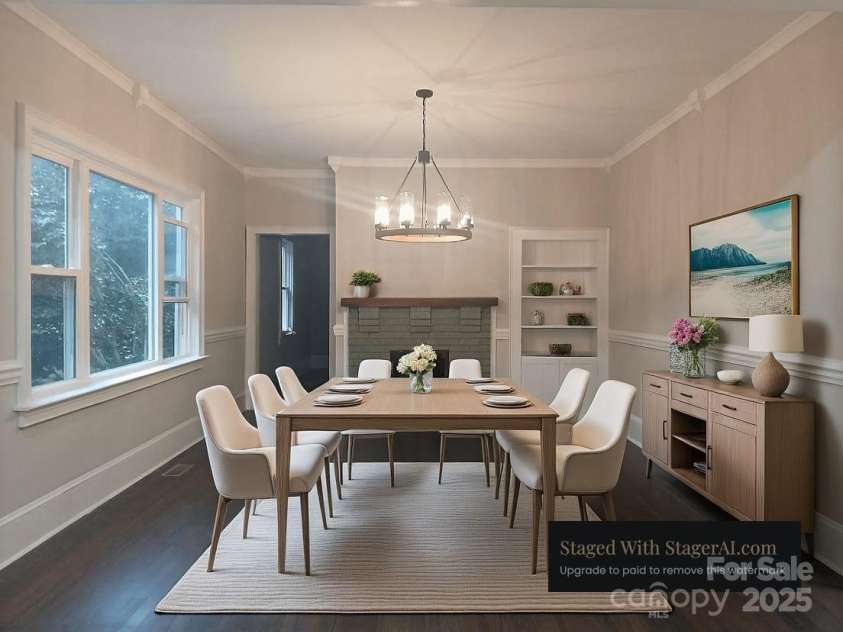 105 Inman Avenue, Bessemer City, NC 28016.  MLS# CAR4219453, YatesRealty ID 18408. Dining Room open to Kitchen