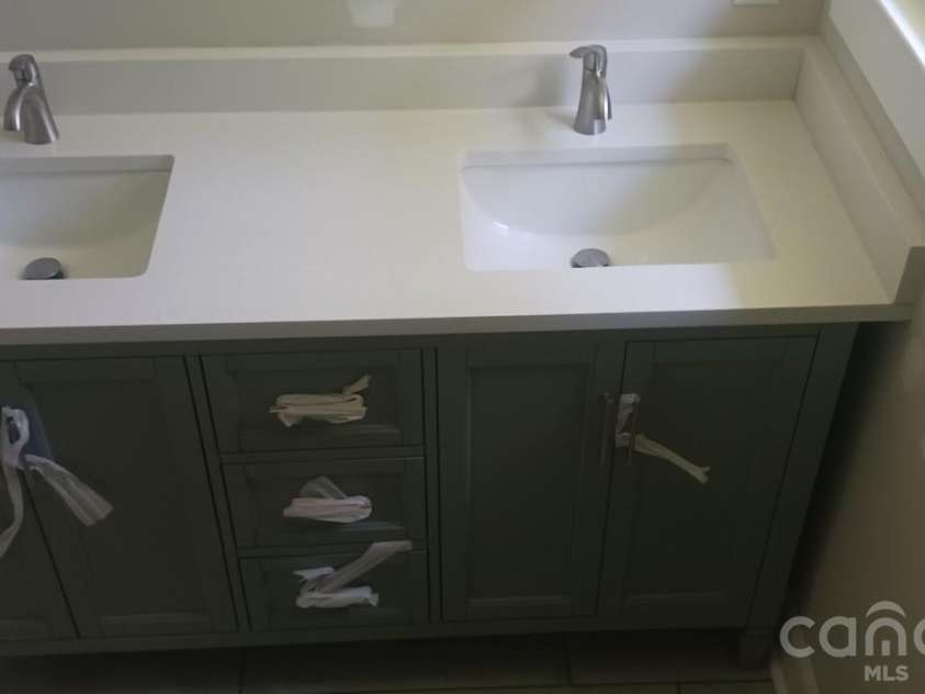 105 Inman Avenue, Bessemer City, NC 28016.  MLS# CAR4337137, YatesRealty ID 18408. Freestanding Master Vanity one of 3 FULL Bathrooms