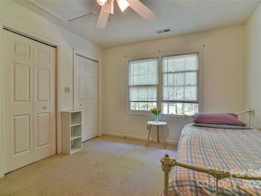 145 Fox Glen Drive, Arden, NC 28704.  MLS# CAR4134713, YatesRealty ID 18409. Second guest bedroom on 2nd level