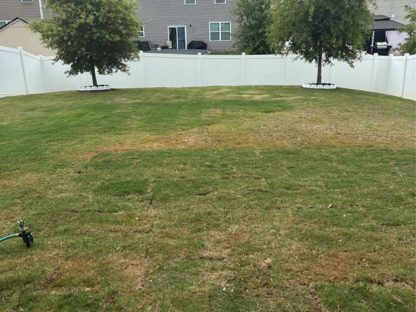 9639 Margrave Drive, Gastonia, NC 28056.  MLS# CAR4260593, YatesRealty ID 18411. Backyard