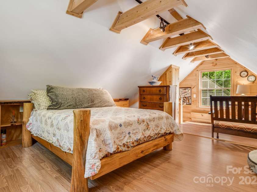 482 Pheasant Street, Lake Lure, NC 28746.  MLS# CAR4253575, YatesRealty ID 18417. Loft Bedroom Furniture Included