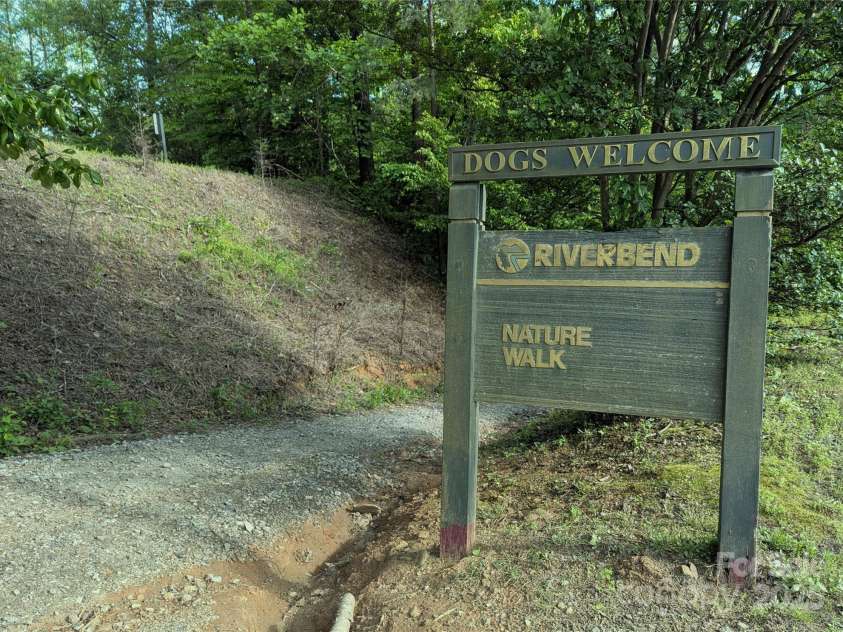 482 Pheasant Street, Lake Lure, NC 28746.  MLS# CAR4253575, YatesRealty ID 18417. Trail to River Area