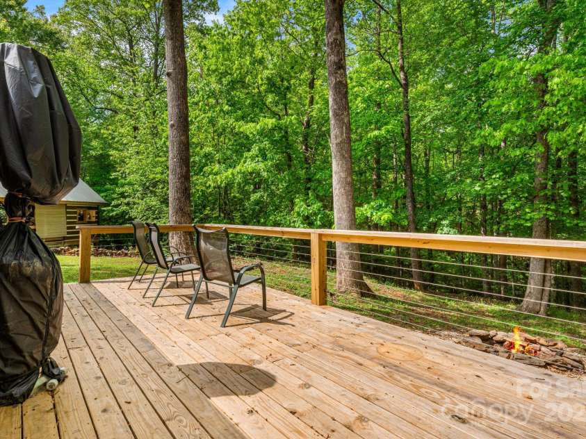 482 Pheasant Street, Lake Lure, NC 28746.  MLS# CAR4253575, YatesRealty ID 18417. View From Back Deck