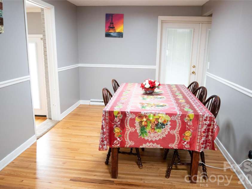 100 Woodward Avenue, Morganton, NC 28655.  MLS# CAR4375619, YatesRealty ID 18418. Dining