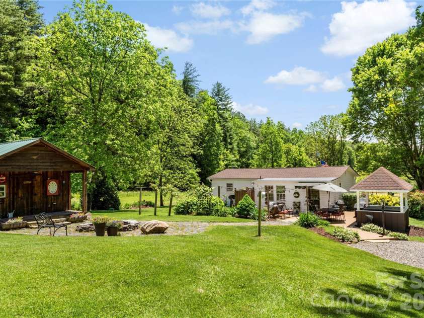 514 Roy Forrester Road, Mars Hill, NC 28754.  MLS# CAR4367162, YatesRealty ID 18420. Home Back