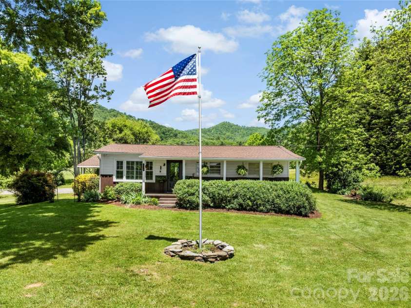 514 Roy Forrester Road, Mars Hill, NC 28754.  MLS# CAR4367162, YatesRealty ID 18420. Home Front