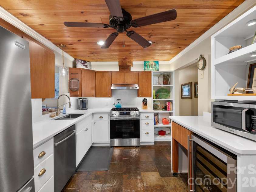 514 Roy Forrester Road, Mars Hill, NC 28754.  MLS# CAR4367162, YatesRealty ID 18420. Kitchen from Dining
