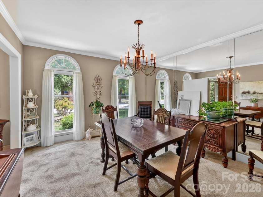 1531 Hansom Lane, Concord, NC 28027.  MLS# CAR4375701, YatesRealty ID 18428. Formal Dining Room