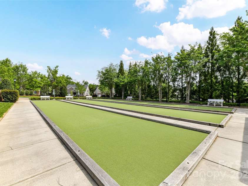 11123 Bailey Park Nature Drive, Cornelius, NC 28031.  MLS# CAR4247952, YatesRealty ID 18437. Community Bocce Ball!