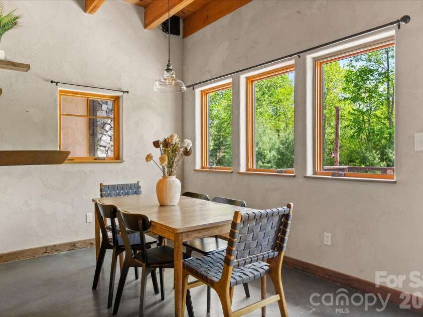 3151 Lumptown Road, Marshall, NC 28753.  MLS# CAR4375979, YatesRealty ID 18442. Dining area