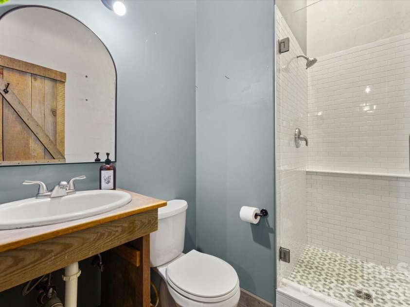 3151 Lumptown Road, Marshall, NC 28753.  MLS# CAR4375979, YatesRealty ID 18442. Main level Guest Bath