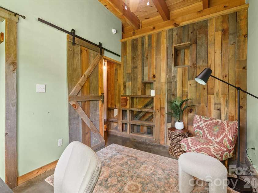 3151 Lumptown Road, Marshall, NC 28753.  MLS# CAR4375979, YatesRealty ID 18442. Main Level Office/bedroom
