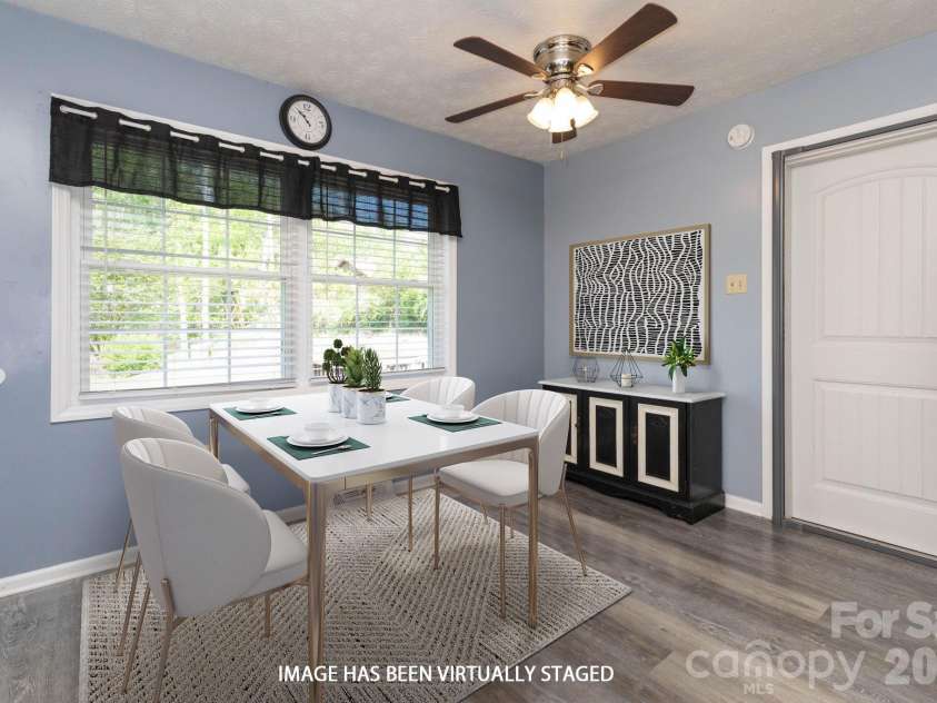 30 Compton Drive, Asheville, NC 28806.  MLS# CAR4363963, YatesRealty ID 18443. Dining Area - Virtually Staged