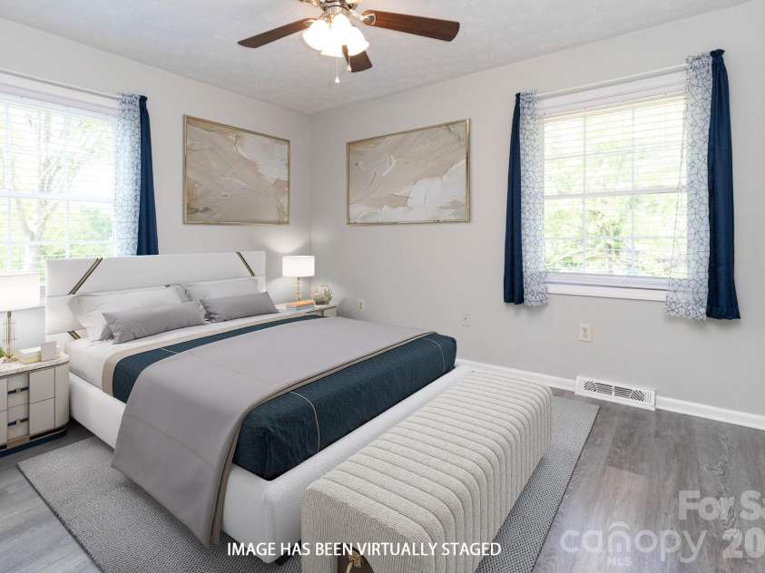 30 Compton Drive, Asheville, NC 28806.  MLS# CAR4363963, YatesRealty ID 18443. Primary Bedroom - Virtually Staged