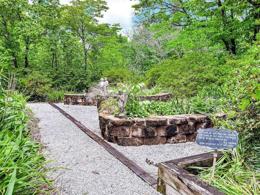 7050 US 70 Highway, Old Fort, NC 28762.  MLS# CAR4265680, YatesRealty ID 18445. Flower garden