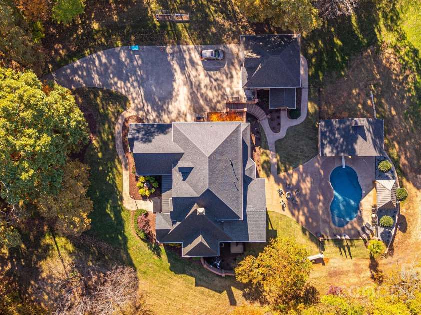 1427 Merrimont Avenue, Kings Mountain, NC 28086.  MLS# CAR4312832, YatesRealty ID 1846. Aerial 