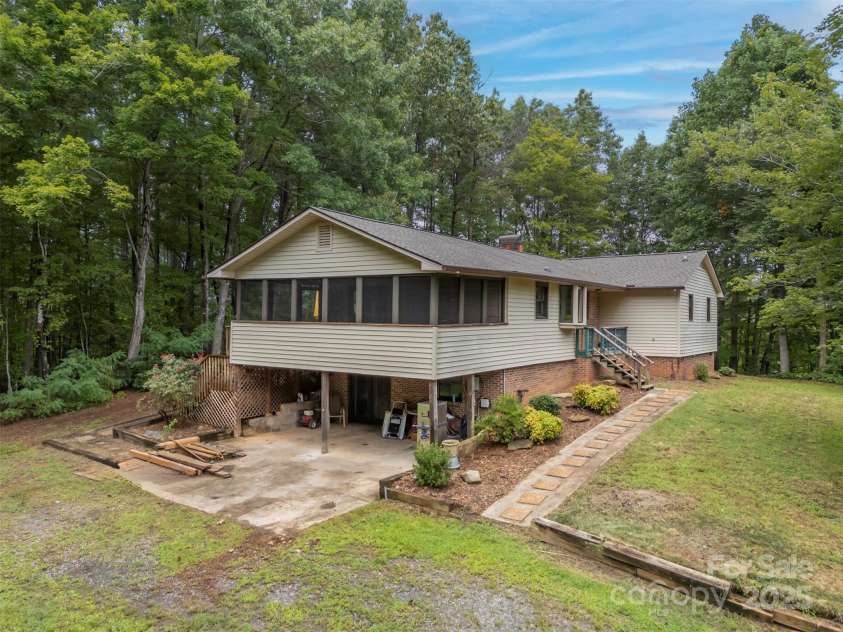 307 Owl Hollow Road, Mill Spring, NC 28756.  MLS# CAR4292515, YatesRealty ID 1846. Side Elevation