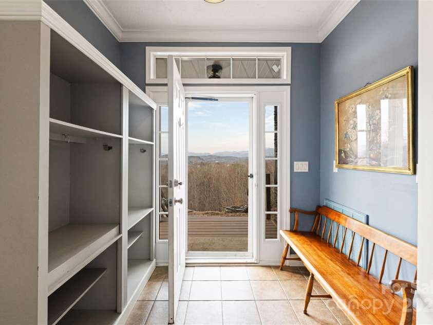 837 California Avenue, Marion, NC 28752.  MLS# CAR4260788, YatesRealty ID 1847. Foyer with Built-Ins