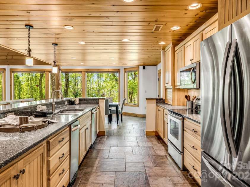 214 & 216 Log Gap Road, Fairview, NC 28730.  MLS# CAR4234130, YatesRealty ID 18480. Thoughtful Kitchen Design