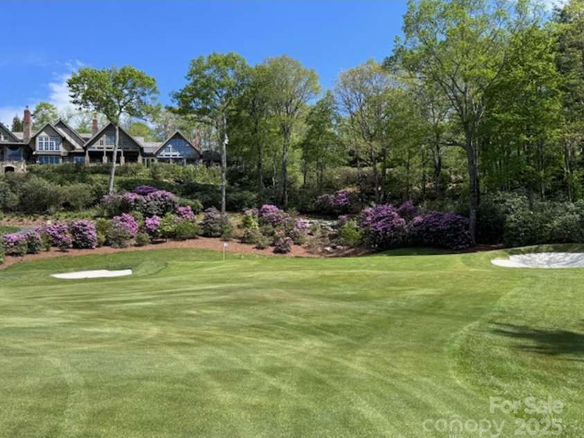 88 Lost Trail, Highlands, NC 28741.  MLS# CAR4260477, YatesRealty ID 18487. Nine fairway and green