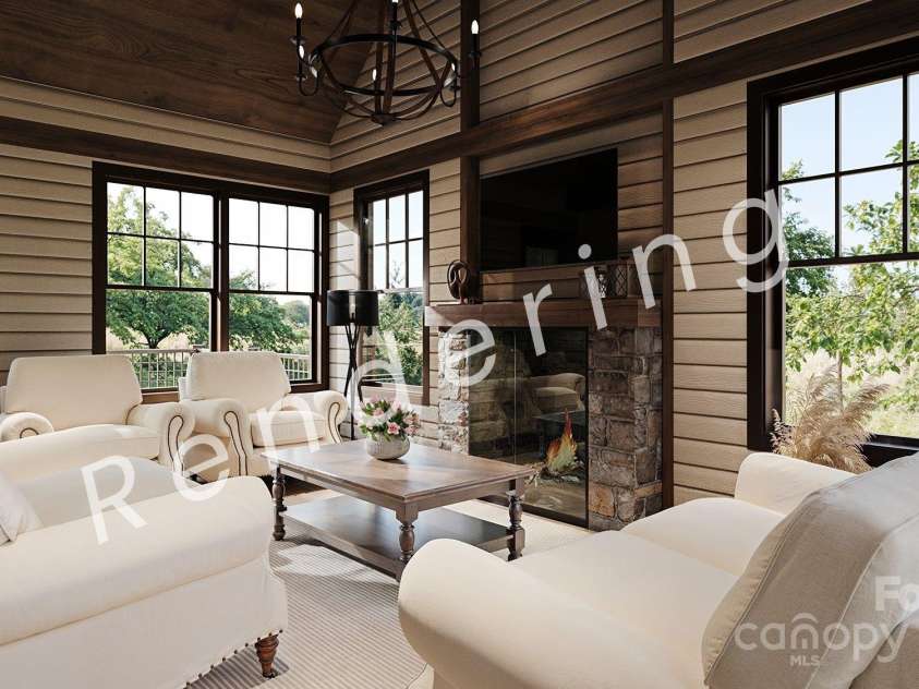 88 Lost Trail, Highlands, NC 28741.  MLS# CAR4260477, YatesRealty ID 18487. Rendering of Den