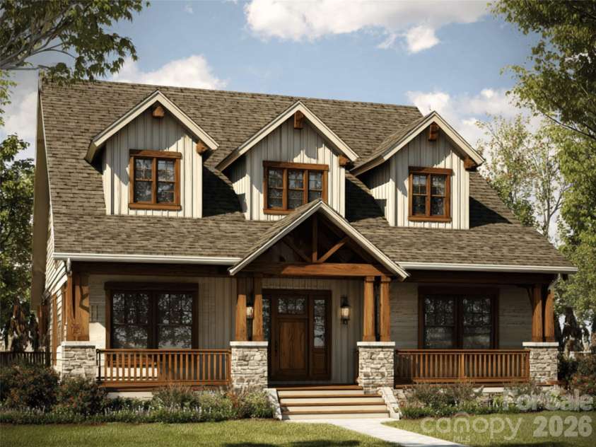 454 Dream Valley Drive, Clyde, NC 28721.  MLS# CAR4375564, YatesRealty ID 18495. Rendering
