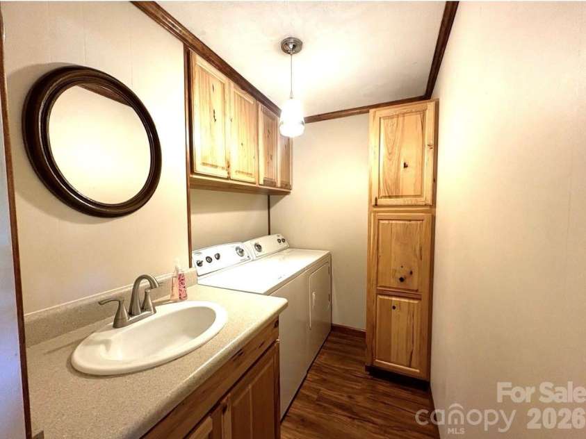 3253 US 70 Highway, Marion, NC 28752.  MLS# CAR4335999, YatesRealty ID 18502. Laundry