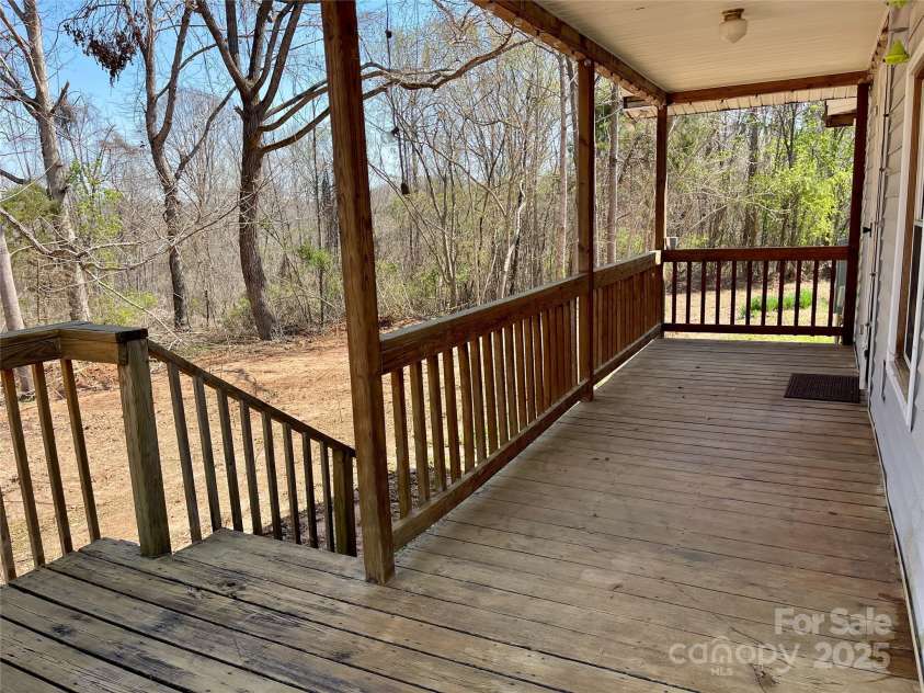 576 Grays Creek Church Road, Rutherfordton, NC 28139.  MLS# CAR4240567, YatesRealty ID 18504. Covered back porch