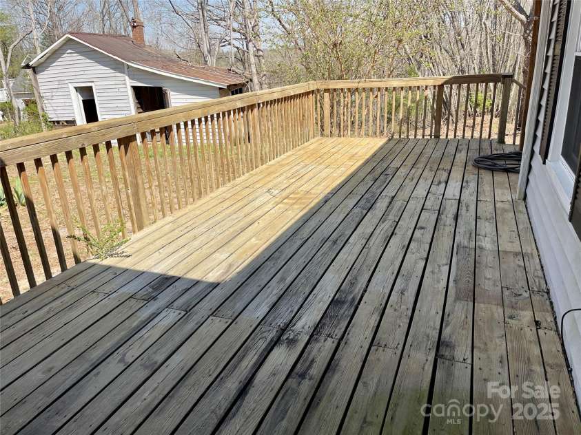 576 Grays Creek Church Road, Rutherfordton, NC 28139.  MLS# CAR4240567, YatesRealty ID 18504. Deck on side