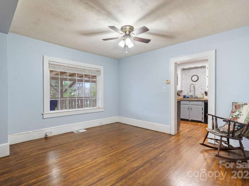 591 Oak Street, Marion, NC 28752.  MLS# CAR4253110, YatesRealty ID 18506. Dining Area with Large Window.