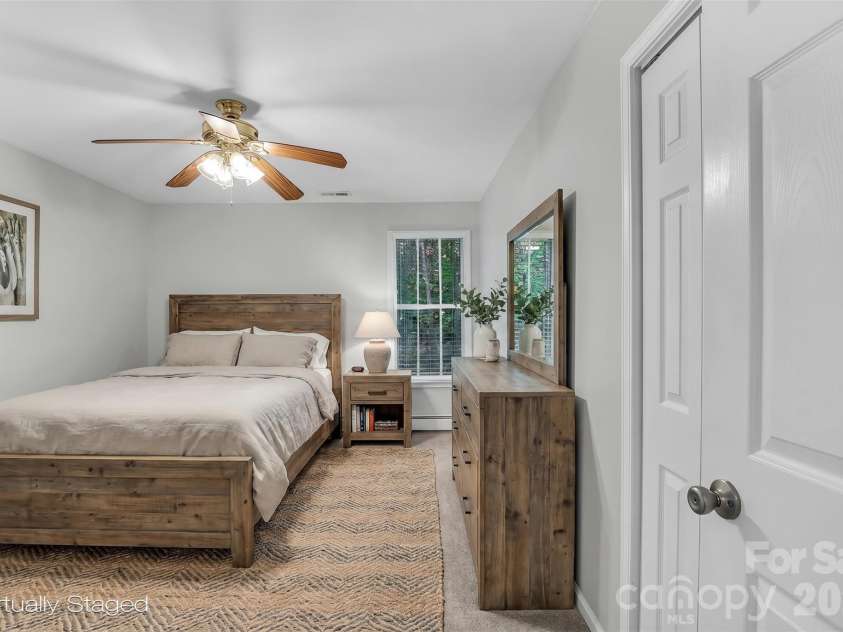 708 Cody Court, Fort Mill, SC 29715.  MLS# CAR4372904, YatesRealty ID 18506. Virtually Staged Primary Bedroom