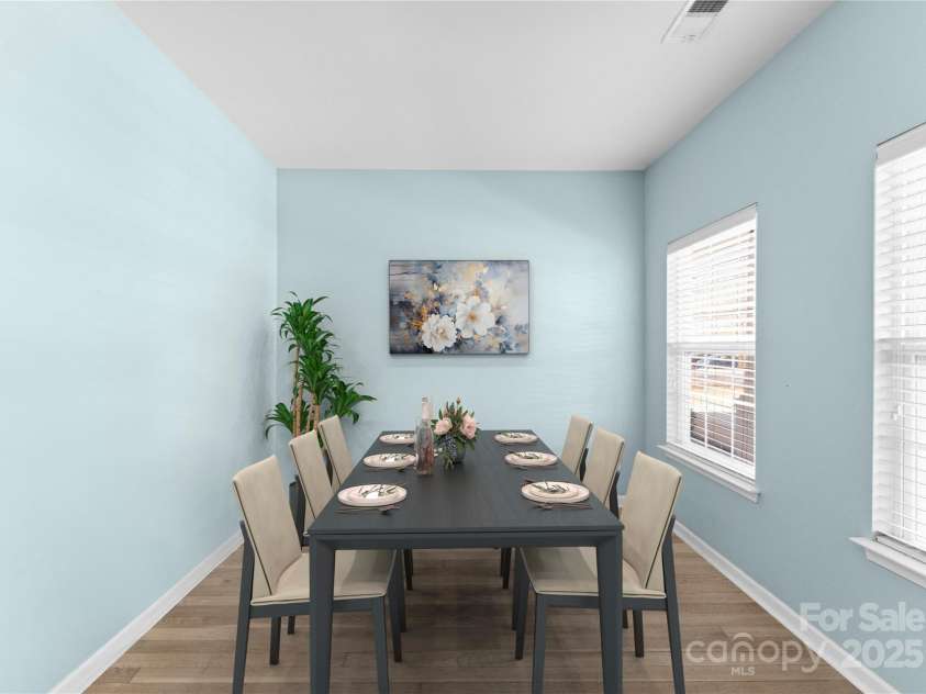 2259 Crosscut Drive, Charlotte, NC 28214.  MLS# CAR4234585, YatesRealty ID 18508. Dining Room Virtually Staged